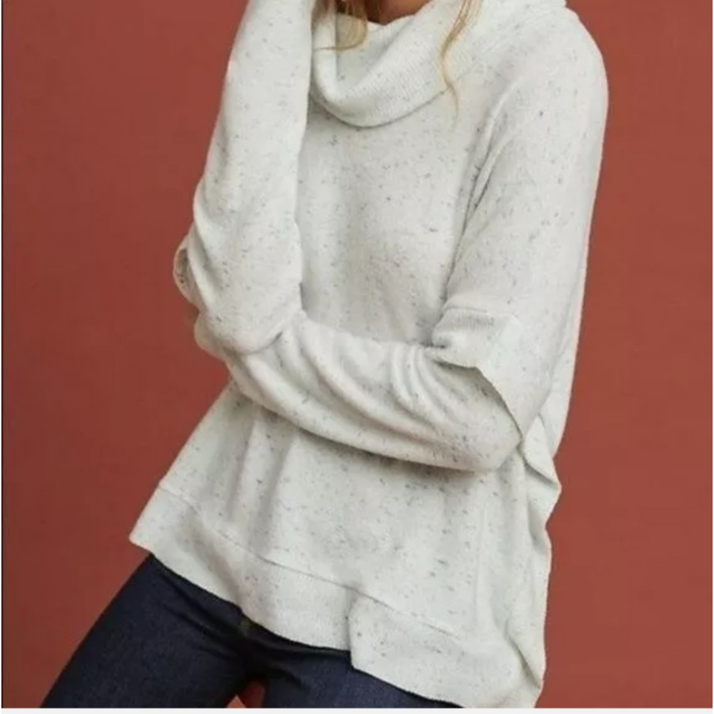 Postmark Anthropologie Lassen Cowl Neck Sweater.